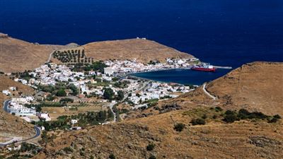 Hafen von Kea Island